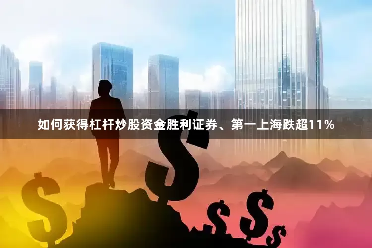 如何获得杠杆炒股资金胜利证券、第一上海跌超11%
